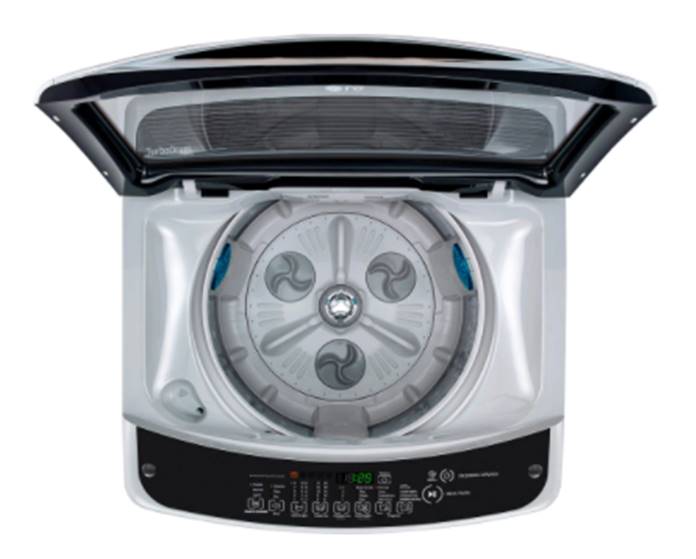 Lavadora Inverter  LG Carga Superior 18 KG Silver