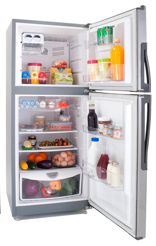 Refrigeradora Top Mount Whirlpool 12'/264Lts. WRW25BKTWW