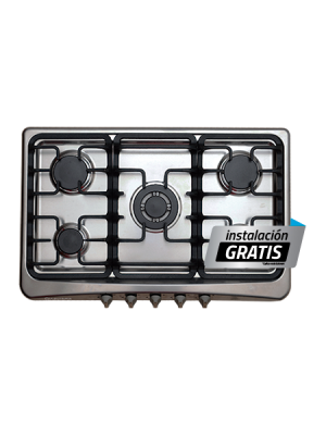 Encimera a Gas Indurama  80 CM QUA CROMA ENC ECU