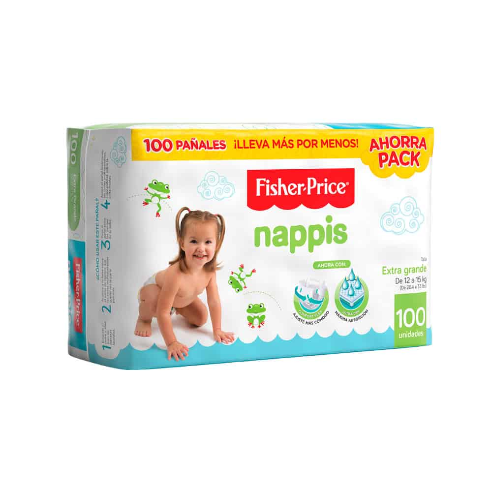 Pañal Nappis XGRANDE 3F/100U 3 FD 14203
