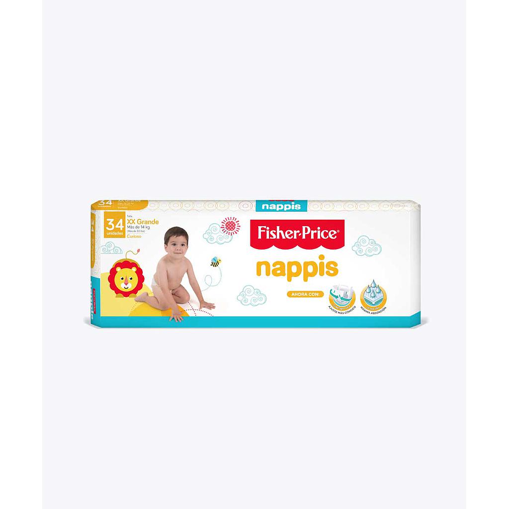 Pañal Nappis  XXGRANDE 8F/34U 8 FD 14207