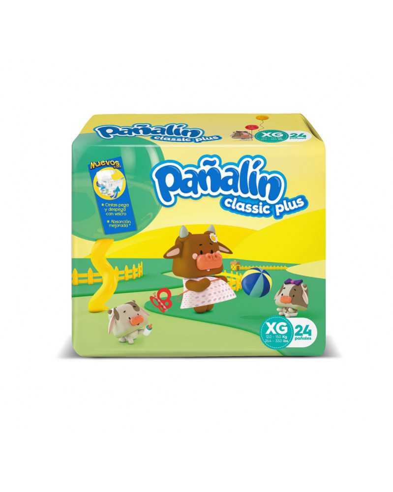 Pañalin Classic Plus Grande  12 F/24 U 12 FD 14158
