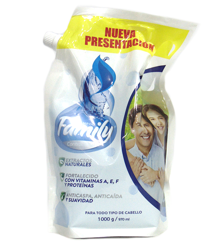 Shampoo Family Doypack Control Total  970 ML