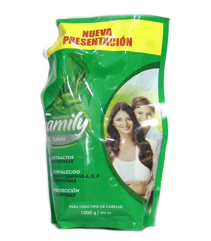 Shampoo Family Doypack Sábila 180 ML 14104