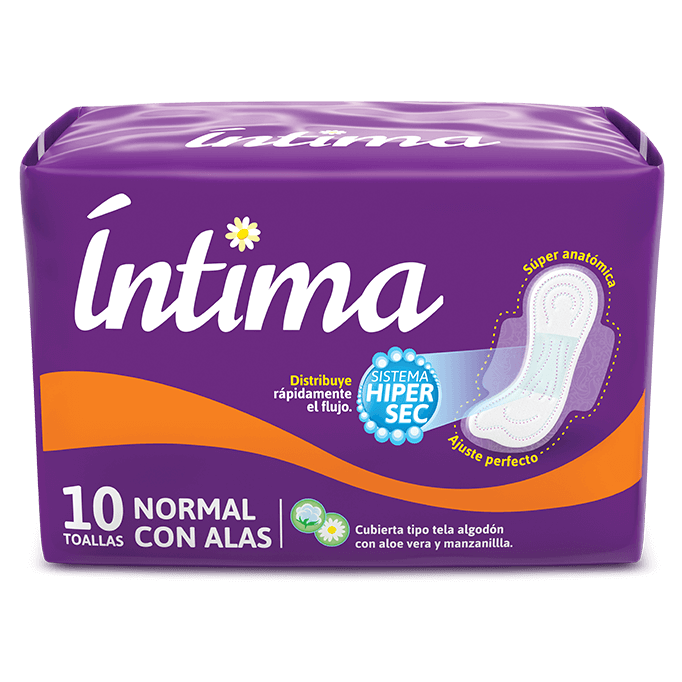 Toalla Intima Normal con alas 24F/1OU 24 FD 14209