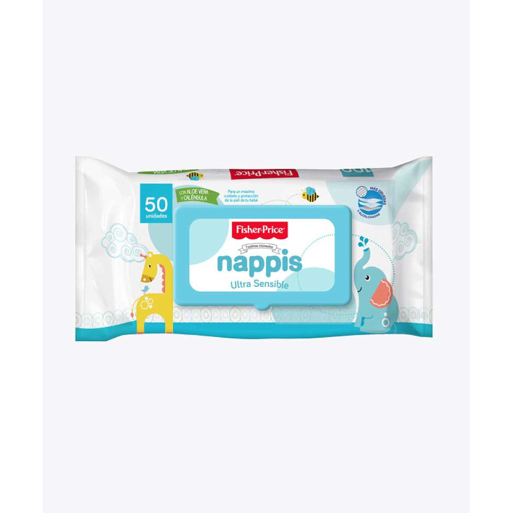 Toalla Húmedas Nappis Fisher Price X 50 50 UF 12345