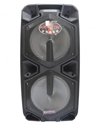 Caja Amplificada  KRYPTON PORTATIL DOBLE 10 40000W C/LED/1 M