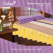 Sabanas Candy Extra con vuelo 2PLZ