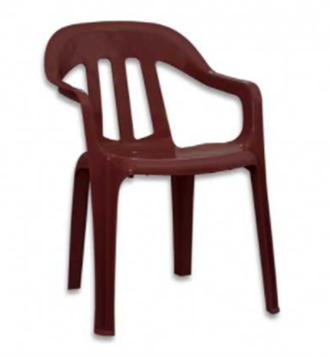 Silla Monaco 1 con brazo concho vino