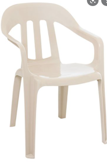 Silla Monaco con brazo 1 beige