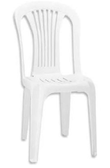 Silla Perugia sin brazo blanco