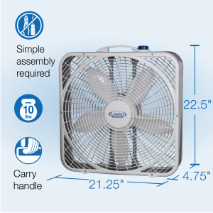 Ventilador Eonic  STAND FAN E IN 1 DOS EN CAJA