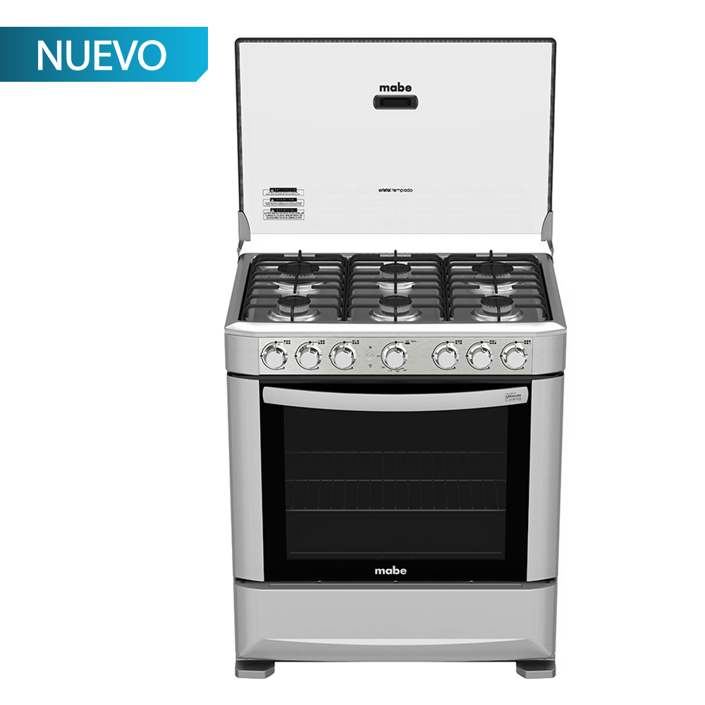 Cocina Gas 76CM MABE SILVER EM7620SG0