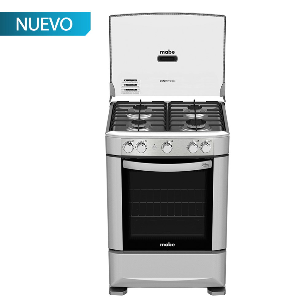 Cocina Gas  60CM MABE SILVER EM6020SG0