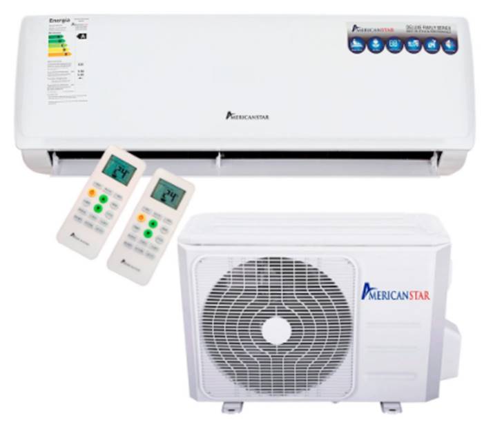 Aire Acondicionado AmericanStar AS-36000 Brisa Blanco