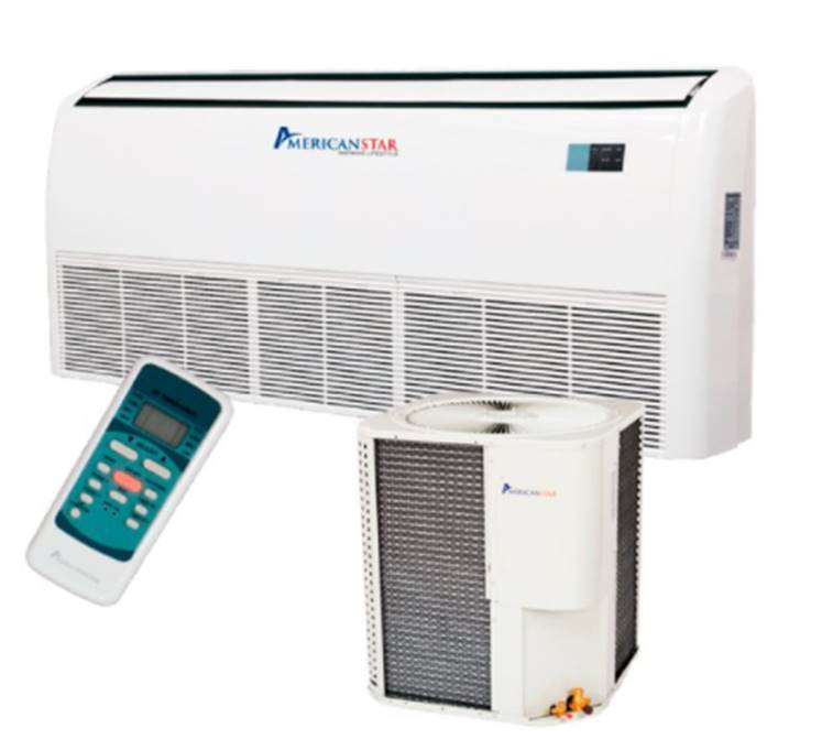 Aire Acondicionado AmericanStar AS-60000 Brisa Blanco Piso Techo