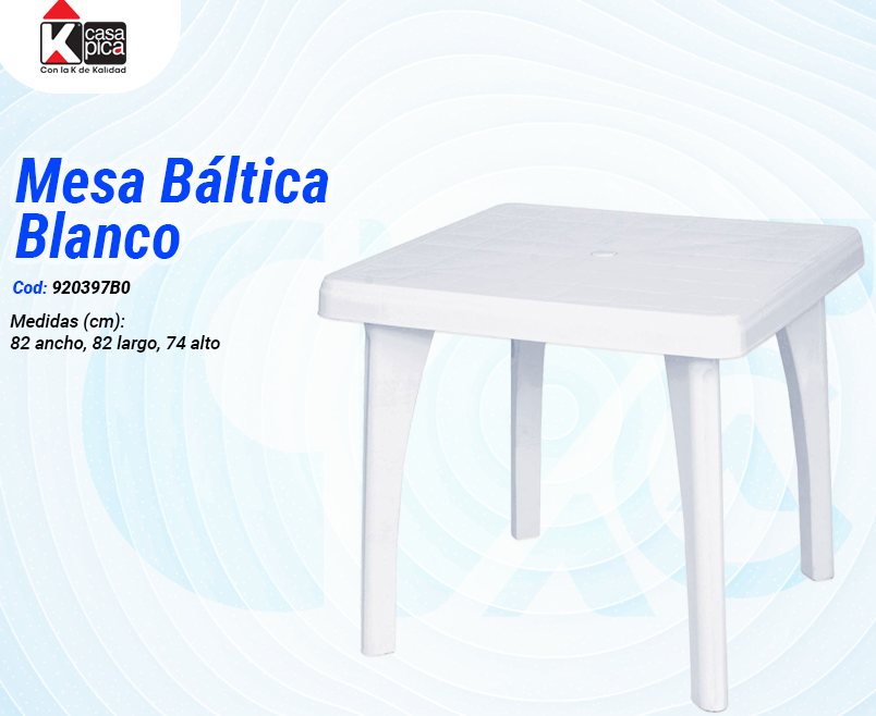 Mesa Báltica Blanco
