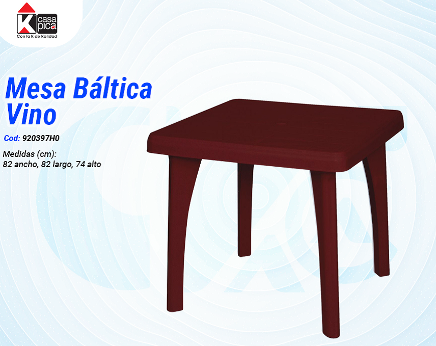 Mesa Báltica Vino