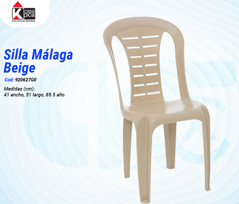 Silla Málaga Beige