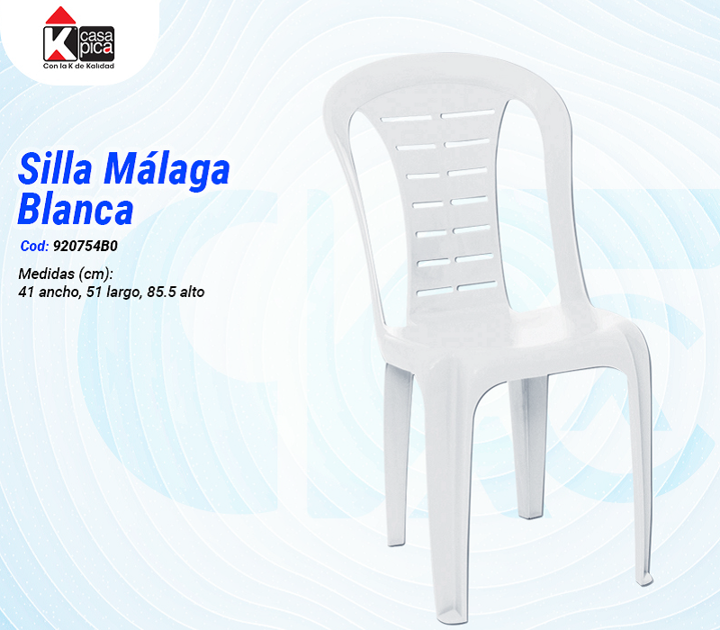 Silla Málaga Blanca