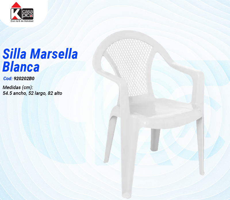 Silla Marsella Blanca