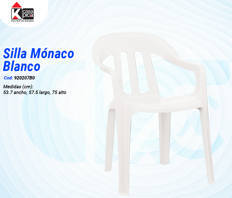 Silla Mónaco Blanco