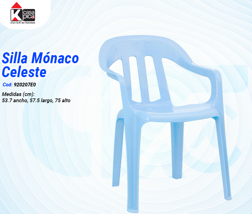 Silla Mónaco Celeste