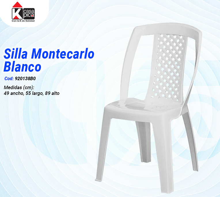 Silla Montecarlo Blanco