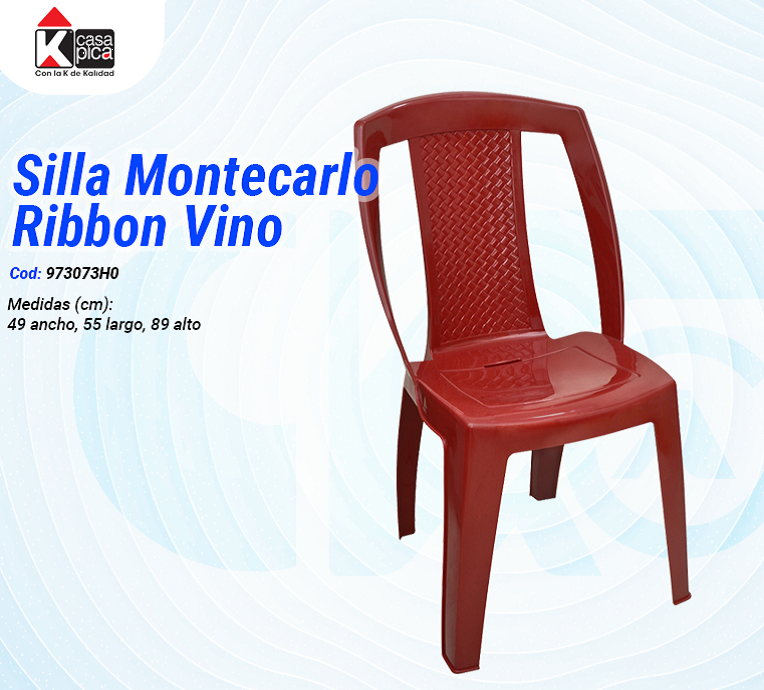 Silla Montecarlo Ribbon Vino