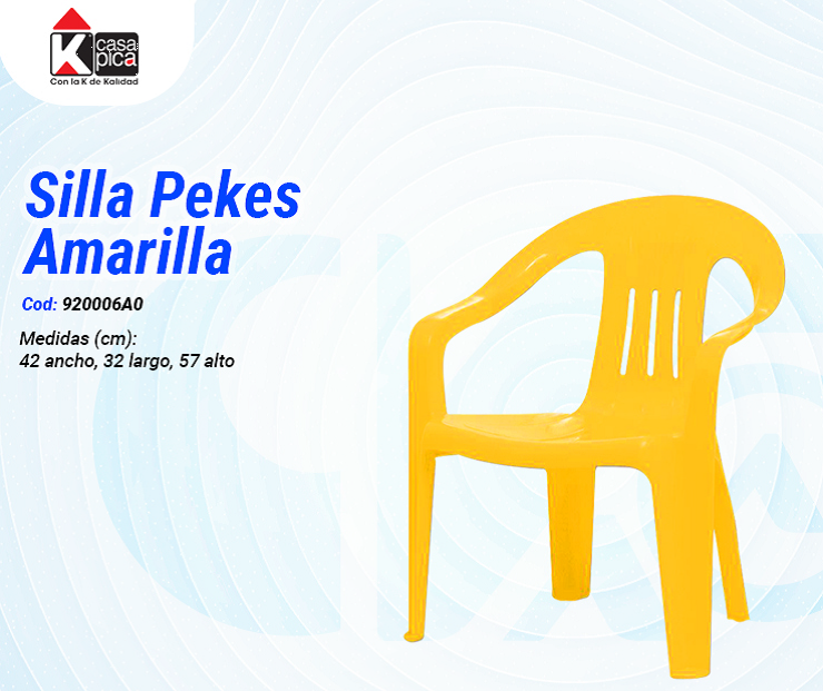 Silla Pekes Amarilla