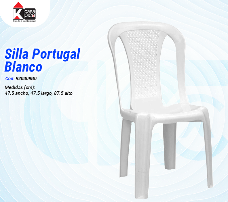 Silla Portugal Blanco
