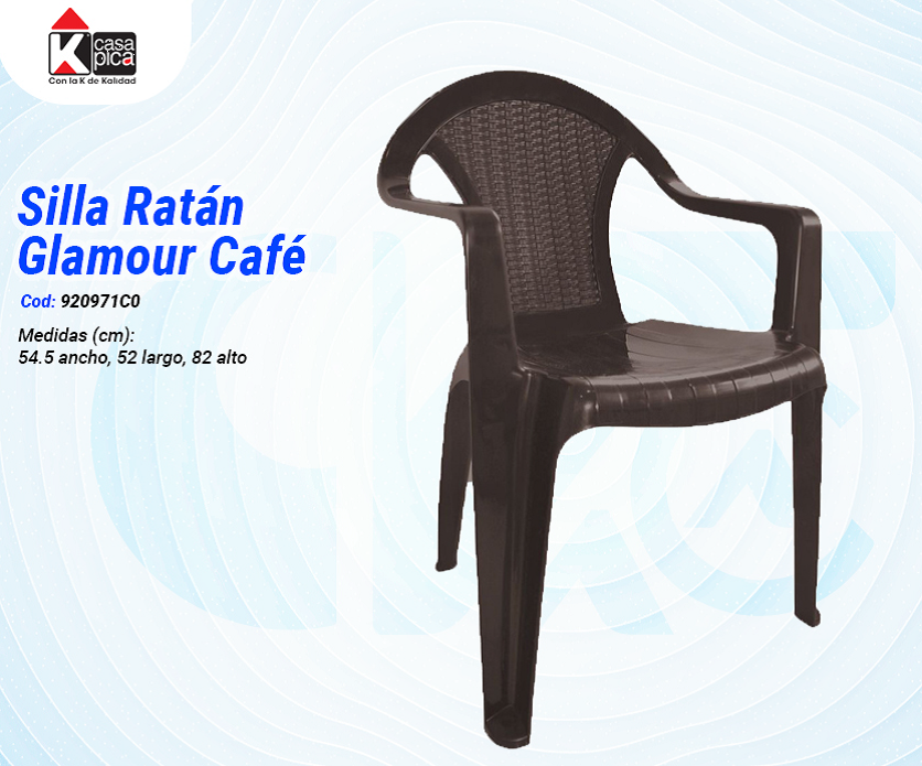 Silla Ratán Glamour Café
