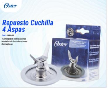 Repuesto Cuchilla 4 Aspas