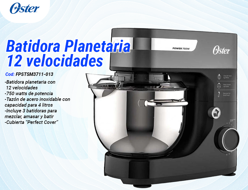 Batidora Planetara 12 velocidades