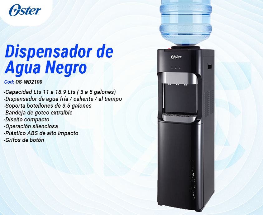 Dispensador de Agua Negro