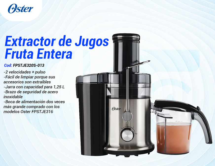Extractor de Jugos Fruta Entera