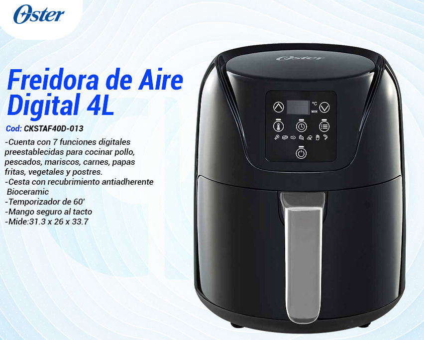 Freidora de Aire Digital 4L
