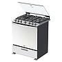 Cocina a gas Acero Inoxidable Whirlpool 30"/6Q. LWFR5100S